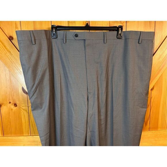 Shaquille O’Neal gray textured pants 54 x 30 big and tall stretch nwt (4845) - Picture 3 of 7